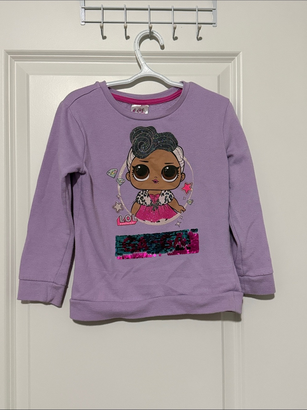 L.O.L. Surprise! Lavender Sequin Character Pullover